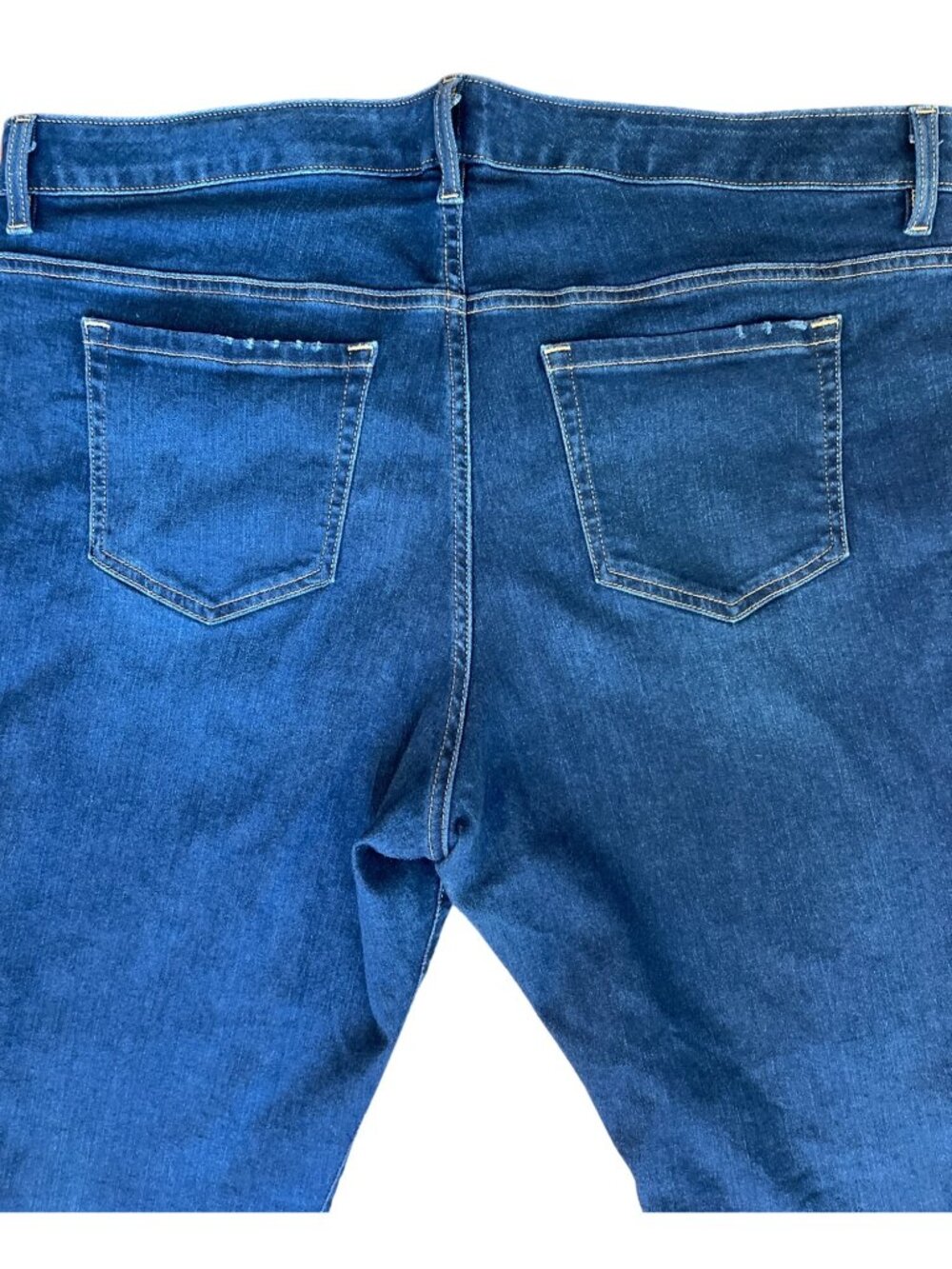 Lane Bryant Cropped Denim Jeans Women's 22 Dark Wash Blue Casual Stretch - Picture 6 of 6